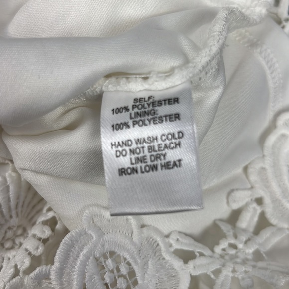 SOLD IN STORE NWT Lulus Crochet Overlayed Fully Lined Dress - Picture 7 of 9